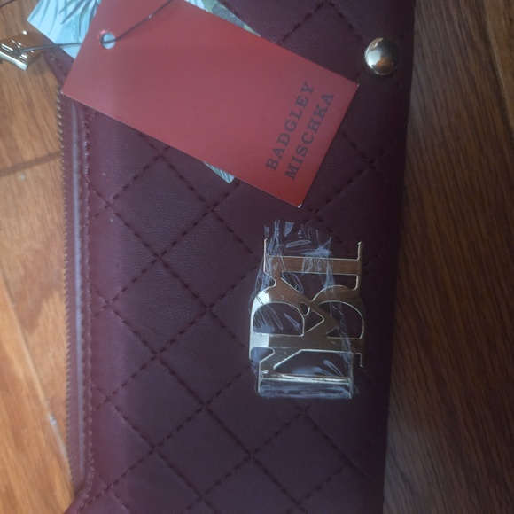 Justin Leather Card Wallet & BADGLEY MISCHKA - Picture 4 of 6